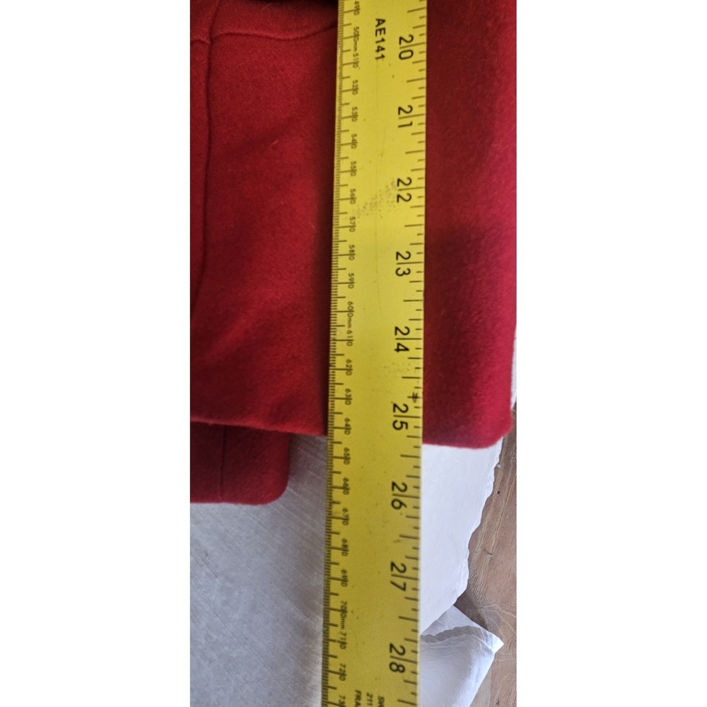 Ashley Judd Red Pea Coat - Picture 4 of 9